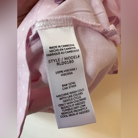 Splendid Women’s NWOT Pink Kiss Pajamas‎ Top Size XS - Picture 7 of 11